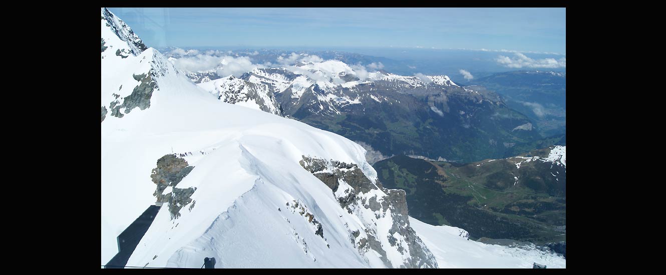 Sommet du Jungfrau en Suisse
