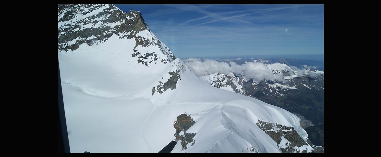 Sommet du Jungfrau en Suisse