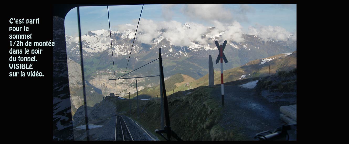 Sommet du Jungfrau en Suisse