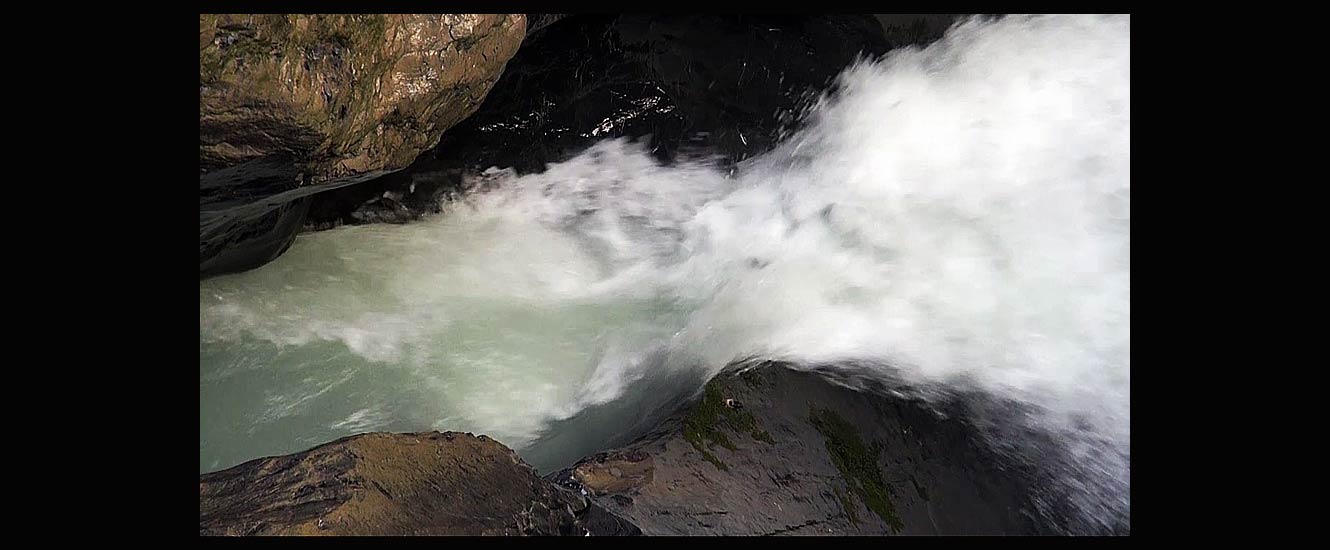 La cascade de Trummelbach