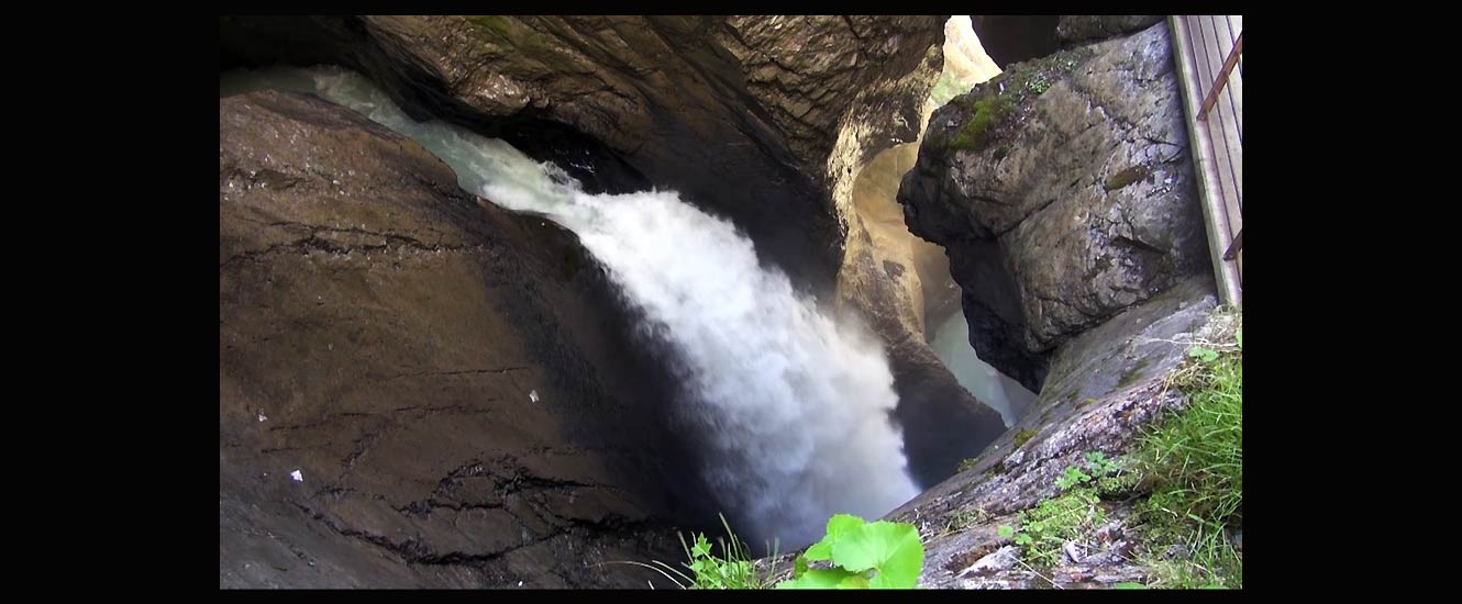 La cascade de Trummelbach