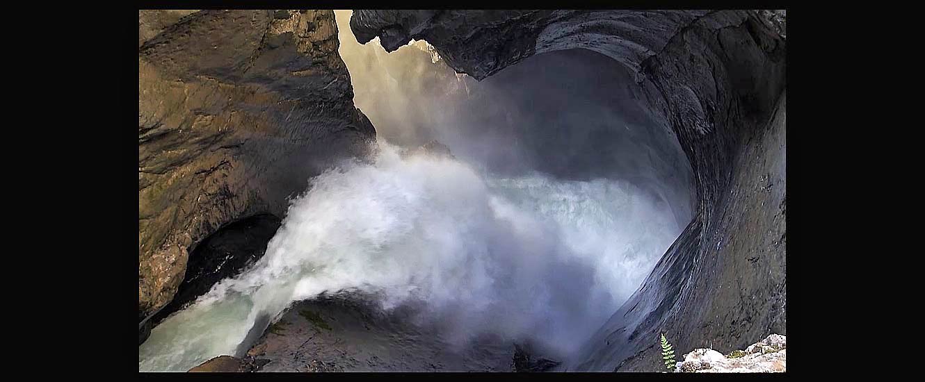 La cascade de Trummelbach